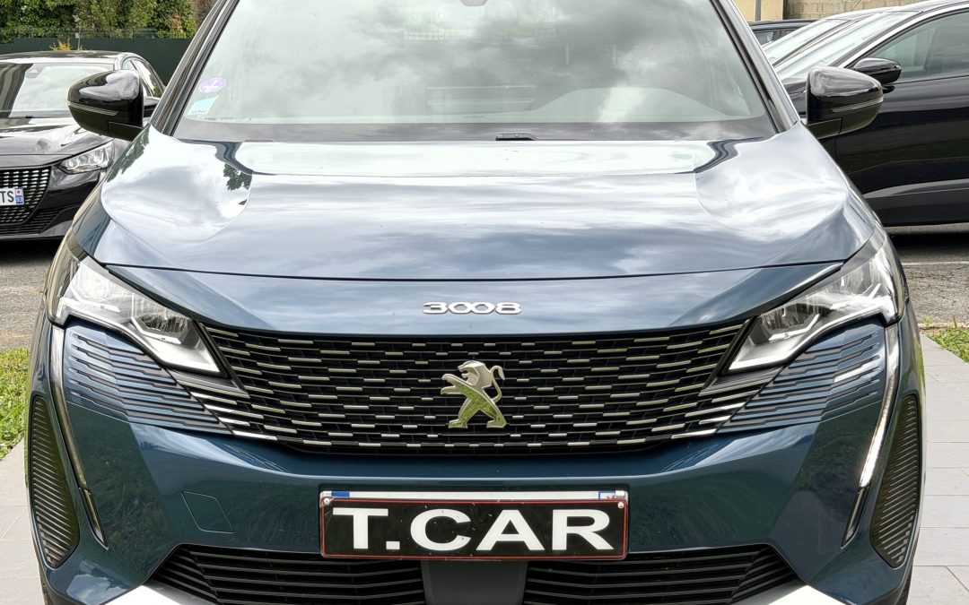 PEUGEOT 3008 ALLURE PACK 130CH ESSENCE 32 080 KM /AN 11/ 2023